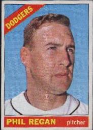 1966 Topps Baseball Cards      347     Phil Regan